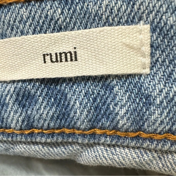 Unpublished Anthropologie Hi Rise Loose Stacked Leg Jeans in Highland. NWT. 28 - Picture 4 of 14